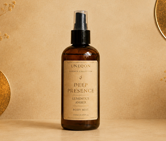 Deep Presence – Luminous Amber Body Mist
